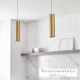 Piper Pendant, 1-Light, Aged Brass, 2.5"W (700MPPPRRR-LEDS930 7033YAA)
