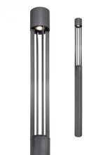 Turbo Outdoor Light Column, 1-Light, LED, Black, Charcoal, 149.8"H (700OCTUR8301220HUNV2SLF 7039YPV)