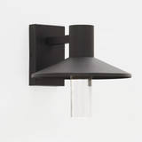 Ash Outdoor Wall Sconce, 1-Light, LED, Charcoal, 9.75"H (700OWASHH92710CHUNVSP 703E39N)