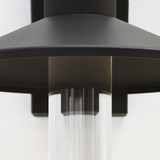 Ash Outdoor Wall Sconce, 1-Light, LED, Charcoal, 9.75"H (700OWASHH92710CHUNVSP 703E39N)