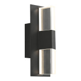 Lyft Outdoor Wall Sconce, 1-Light, LED, Black, 12.5"H (700OWLYT83012CBUNVSLF 703H30Q)