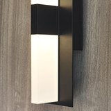 Lyft Outdoor Wall Sconce, 1-Light, LED, Black, 12.5"H (700OWLYT83012CBUNVSLF 703H30Q)
