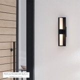 Lyft Outdoor Wall Sconce, 1-Light, LED, Black, 18.5"H (700OWLYT83018DBUNVS 703H3Z0)