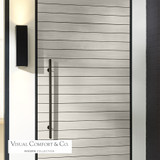 Tegel Outdoor Wall Sconce, 1-Light, LED, Black, 18"H (700OWTEG82718WWCBUDUNV 703L7KH)