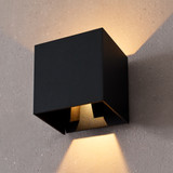 Vex Outdoor Wall Mount, 1-Light, LED, Bronze, 4.6"H (700OWVEX9274ZUNV 703P4D8)