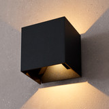 Vex Outdoor Wall Mount, 1-Light, LED, Bronze, 4.6"H (700OWVEX9274ZUNV 703P4D8)