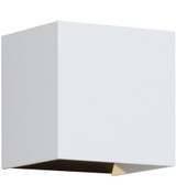 Vex Outdoor Wall Sconce, 1-Light, LED, White, 4.75"H (700OWVEX9274WUNV 703P4D9)