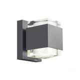 Voto Outdoor Wall Sconce, 1-Light, LED, Charcoal, 8.5"H (700OWVOT8308HDOUNVSSP 703P5AW)