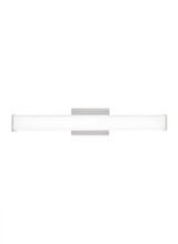 Lynn Bath Vanity, 1-Light, LED, Satin Nickel, 25.25"W (700BCLYNN25WS-LED930-277 703T6ZW)