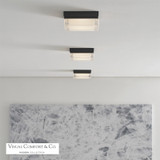 Boxie Outdoor Flush Mount, 1-Light, LED, Antique Bronze, 5.5"W (700BXSZ-LED3 703TDTF)