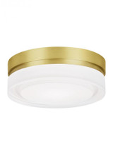 Cirque Outdoor Flush Mount, 1-Light, LED, Satin Nickel, 6"W (700CQSS-LED3 703TDUH)