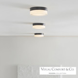 Cirque Outdoor Flush Mount, 1-Light, LED, Antique Bronze, 6"W (700CQSZ-LED3 703TDUN)