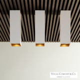 Exo Flush Mount, 1-Light, LED, Gold Haze, 5.25"W (700FMEXO1830WG-LED927 70DK75C)