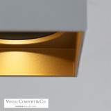 Exo Flush Mount, 1-Light, LED, Gold Haze, 5.25"W (700FMEXO620WG-LED927 70DN01X)