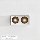 Exo Dual Flush Mount, 2-Light, LED, White, 10.4"L (700FMEXOD620BW-LED935 70DN105)