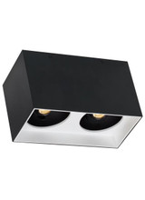 Exo Dual Flush Mount, 2-Light, LED, White, 10.4"L (700FMEXOD630BW-LED935 70DN10Q)