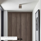 Manette Flush Mount, 1-Light, LED, Satin Nickel, 5"W (700FMMANSTKS-LED 70DN2Z9)