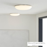 Megan Ceiling Wall Mount, 1-Light, LED, Nickel, 13"W (700FMMGN13S-LED927 70DN2ZE)