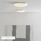 Megan Ceiling Wall Mount, 1-Light, LED, Nickel, 13"W (700FMMGN13S-LED930-277 70DN2ZH)