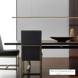 Essence Linear Chandelier, 1-Light, LED, Aged Brass, Acrylic, 50"W (700LSESN1R-LED930 70DR1P4)