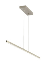 Essence Linear Chandelier, 1-Light, LED, Satin Nickel, Acrylic, 50"W (700LSESN1S-LED930 70DR1P5)