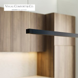 Dyna Linear Chandelier, 1-Light, LED, Anodized Black, Acrylic Light Panel, 47.5"W (700LSDYNAR8PB-LED935 70DR1NQ)