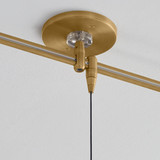 Blok Small Pendant, 1-Light, Brass, 12.5"H (700MOBLKSRR 70DVD45)