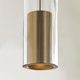 Captra Pendant, 1-Light, LED, Brass, 14"H (700MOCPTCR-LED930 70DY8XP)