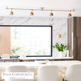 ISO Head MonoRail, 1-Light, LED, Brass, 3.6"H (700MOISO8273003R-LED 70DYDTC)