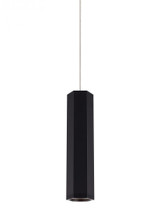 Blok Pendant, 1-Light, Matte Black/Satin Nickel, 3.25"W (700MPBLKSBS 70E1EGA)