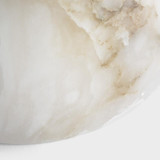 Visual Comfort & Co. Modern Collection Caspe Alabaster 8 Rechargeable Table Lamp 