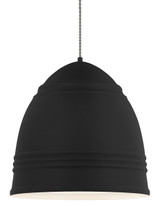 Loft Grande Pendant, 1-Light, Black, 21.6"H (700TDLOFGPBWB 70P0863)