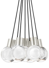 Mina Pendant, 7-Light, LED, Nickel, 14"W (700TDMINAP7CBS-LED930 70P33YE)