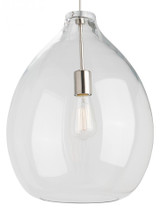 Quinton Pendant, 1-Light, Nickel, 20.3"H (700TDQNTPCS 70P36W8)