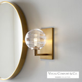 Sedona Wall Sconce, 1-Light, LED, Brass, Aged Brass, 9"H (700WSSDNCR-LED927 70P989W)