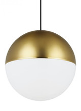 Akova Grande Pendant, 1-Light, Brass, 13.75"W (700TDAKV13RBR-LED927 70P9D5V)