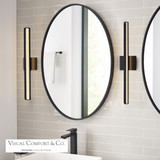 Banda Bath Vanity, 1-Light, LED, Matte Black, 24"W (700BCBND24B-LED930 70P9D5W)