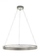 Bodiam Chandelier, 1-Light, LED, Satin Nickel, 30.5"W (700BOD30S-LED930 70P9D69)