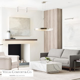 Bodiam Chandelier, 1-Light, LED, Satin Nickel, 30.5"W (700BOD30S-LED930 70P9D69)