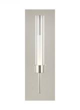 Linger Wall Sconce, 1-Light, LED, Nickel, Polished Nickel, 15.3"H (700WSLNG1N-LED930-277 70P9E53)