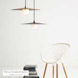 Pirlo Pendant, 1-Light, LED, Black, Matte Black, 22"W (700TDPRLB-LED930 70P9F39)