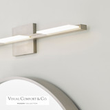 Tris Bath Sconce, 3-Light, LED, Nickel, Satin Nickel, 25.6"L (700BCTRS3S-LED930-277 70P9F5C)