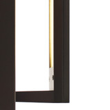 Nate Outdoor Wall Sconce, 1-Light, LED, Bronze, 17"H (700OWNTE17Z-LED930 70PD9YR)