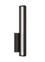 Banda Bathroom Wall Sconce, 1-Light, LED, Matte Black, 13"H (700BCBND13B-LED930 70PDAW7)