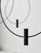 Mini Layla Pendant, 1-Light, Nightshade Black, 1.25"W (700FJLAY18B-LED930 70PDCVW)