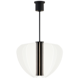 Nyra Chandelier, 1-Light, LED, Nightshade Black, Acrylic, 27.5"W (700NYR28B-LED930 70PDEUE)
