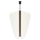 Nyra Chandelier, 1-Light, LED, Nightshade Black, Acrylic, 42.25"W (700NYR42B-LED930 70PDEUL)