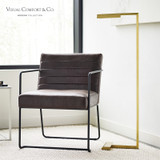 Dessau Floor Lamp, 1-Light, LED, Natural Brass, 46"H (700PRTDES46NB-LED927 70PDEV2)