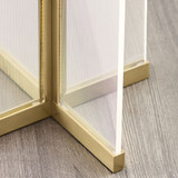 Rohe Table Lamp, 1-Light, LED, Natural Brass, 24.75"H (700PRTSRHENB-LED927 70PDEVQ)