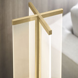 Rohe Table Lamp, 1-Light, LED, Natural Brass, 24.75"H (700PRTSRHENB-LED927 70PDEVQ)